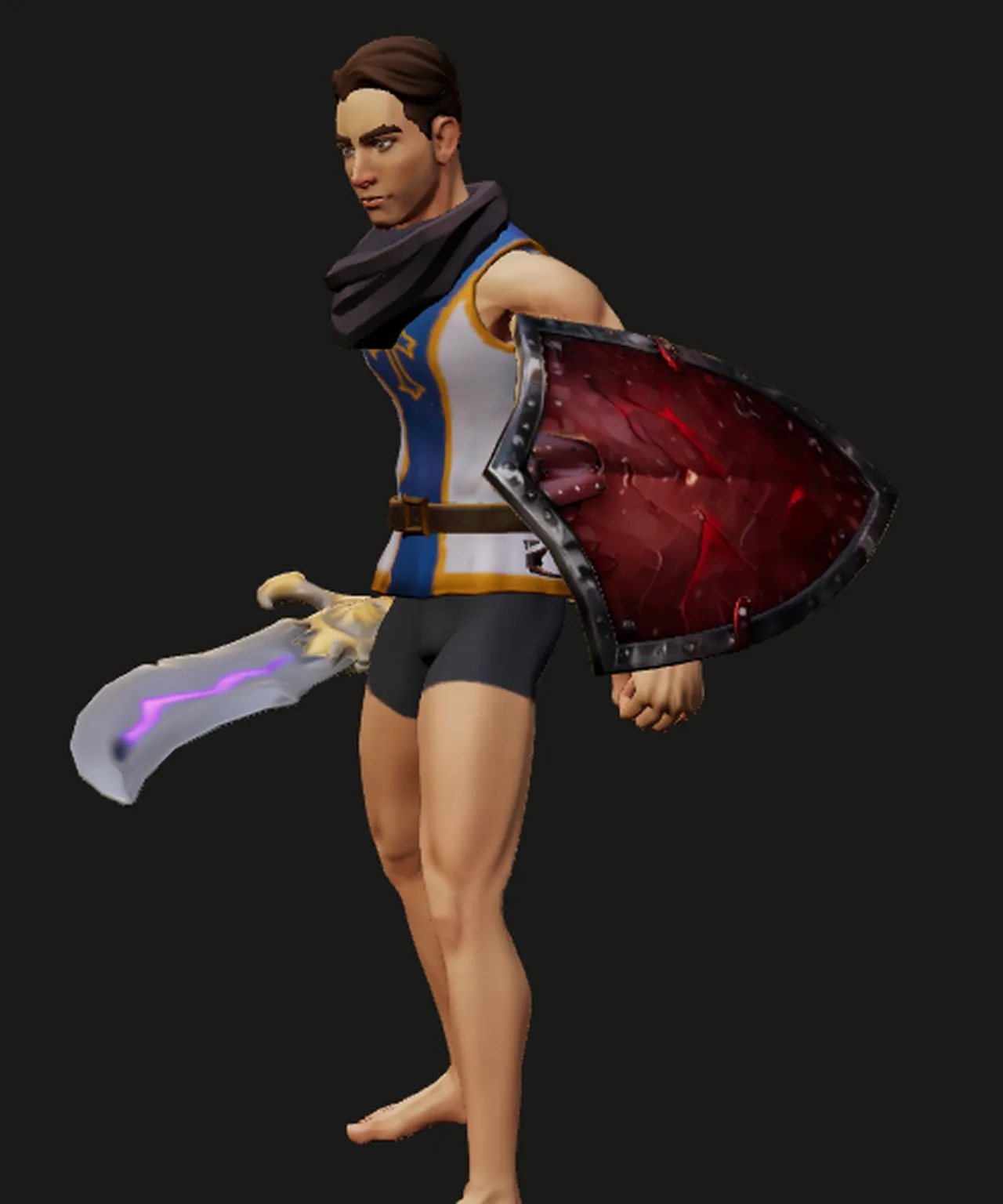 The shield and sword of the highest tier. More detail, more presence.