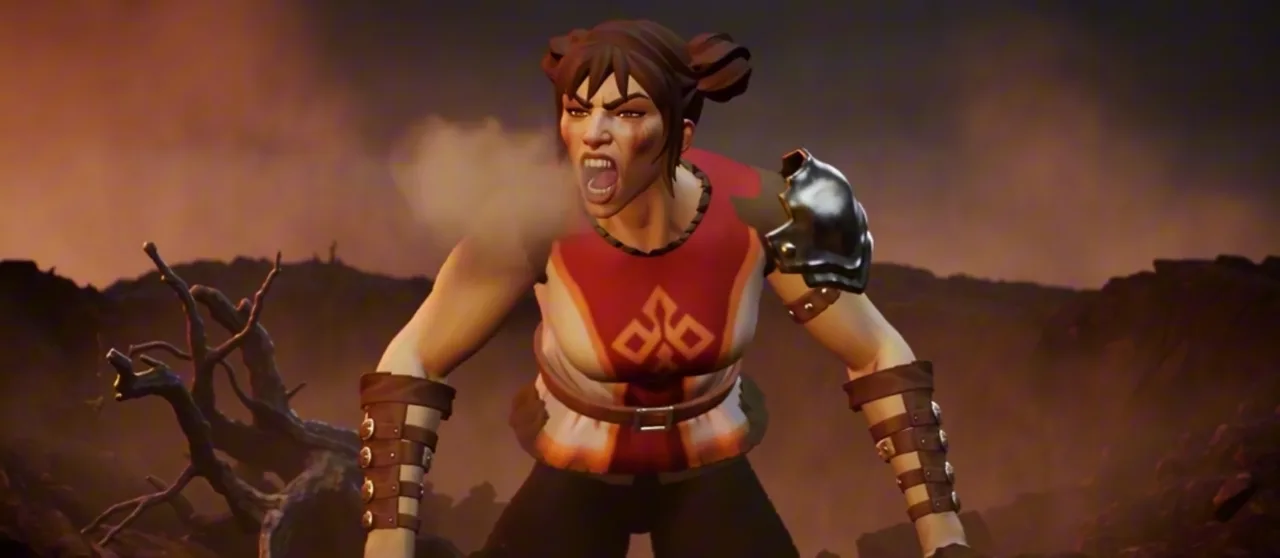 A heroína levanta. É daqui que o jogo começa.