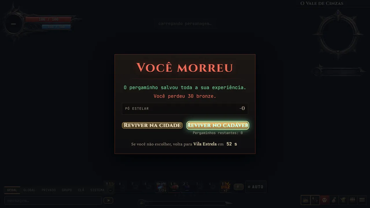 A tela de morte nova: o que aconteceu e as duas formas de voltar.